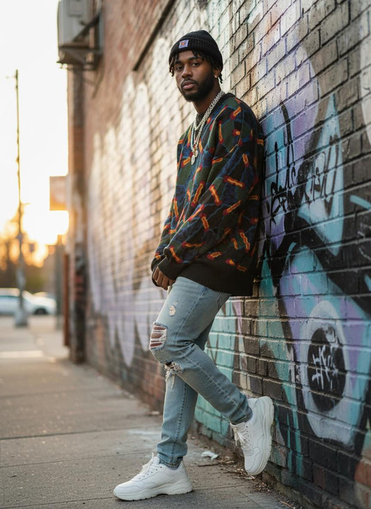 Memphis Milano Extremely Rare Graphic Sweater