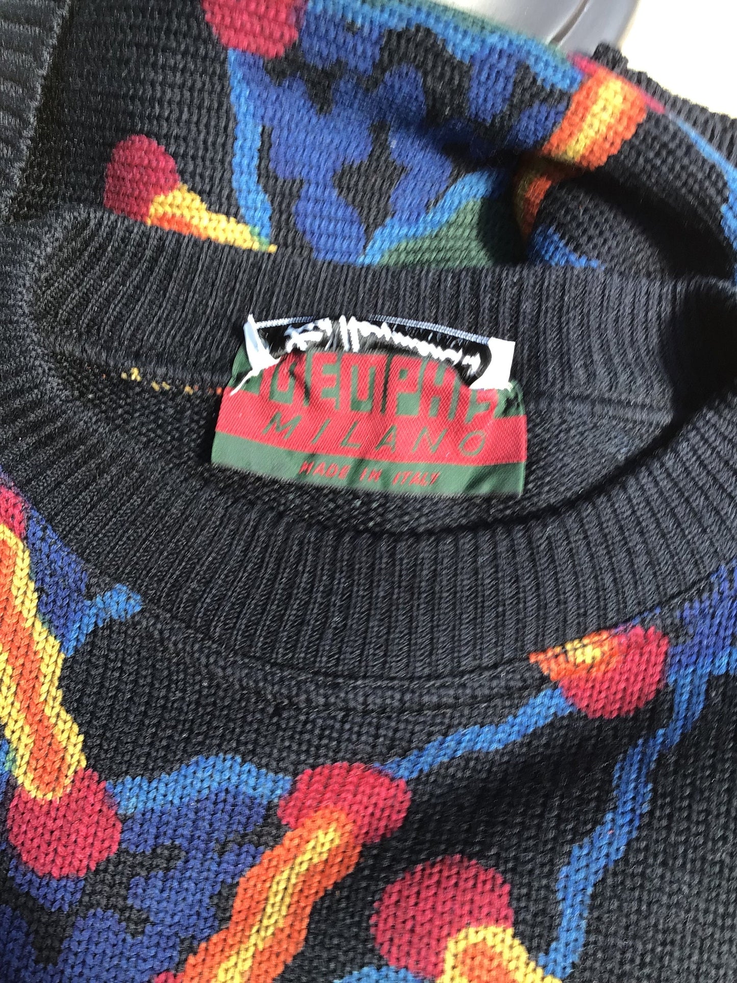 Memphis Milano Extremely Rare Graphic Sweater