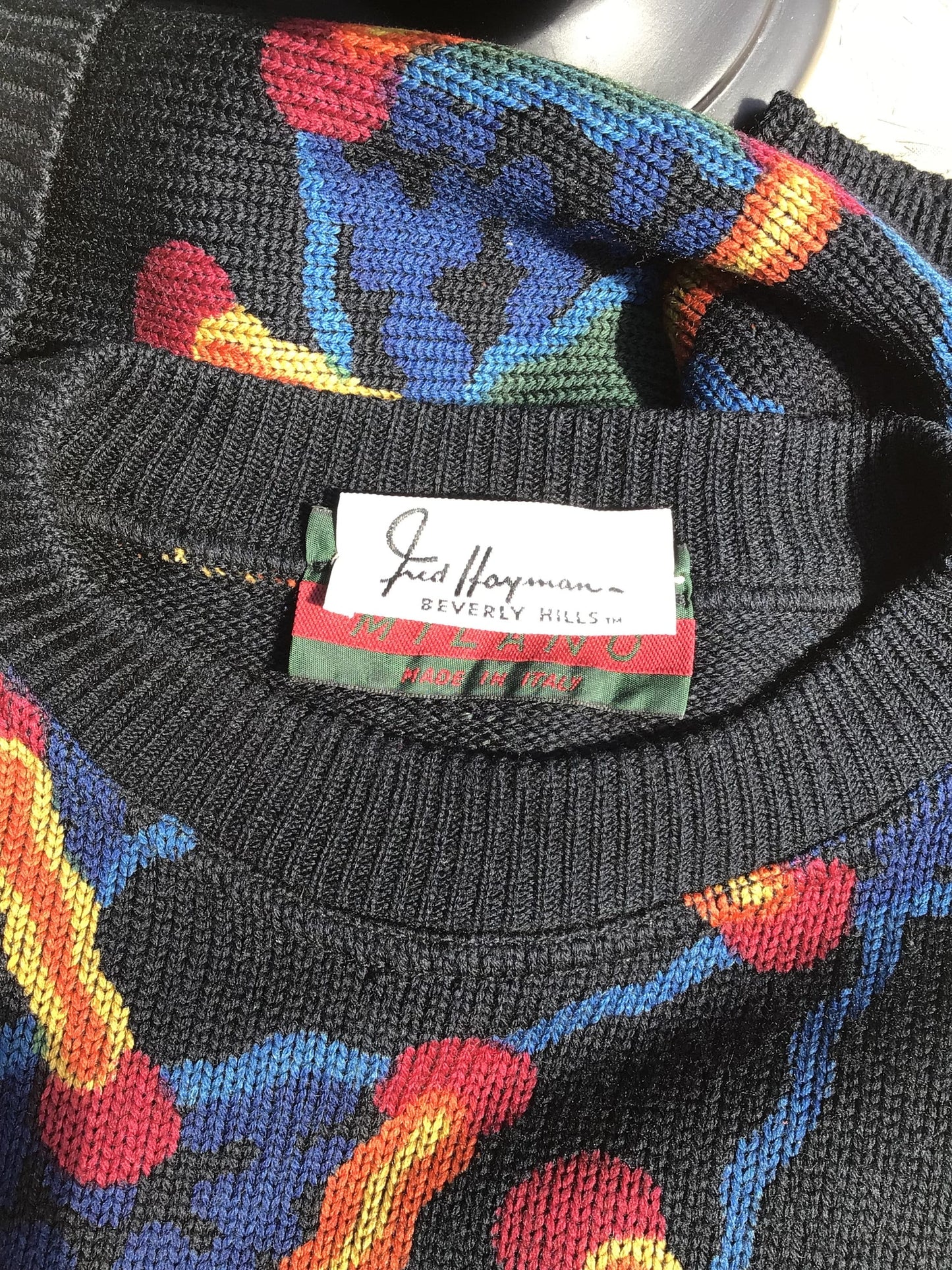 Memphis Milano Extremely Rare Graphic Sweater