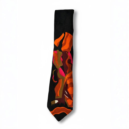 Memphis Milano Graphic Vintage Silk Tie