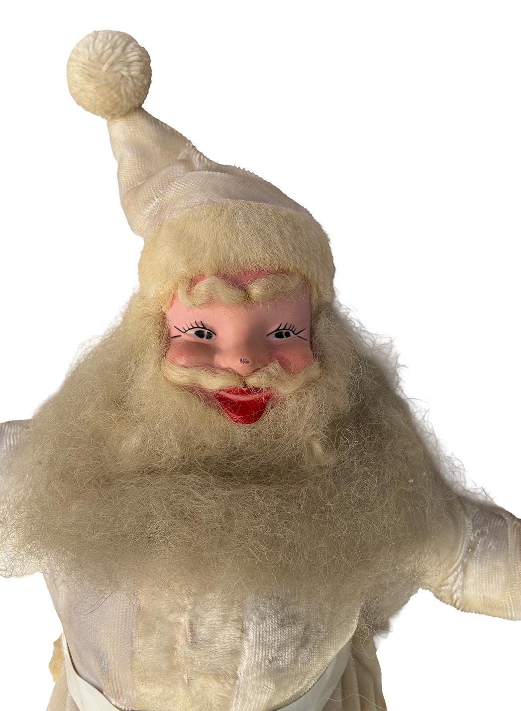 Harold Gale Santa Early 1950’s White 15” +