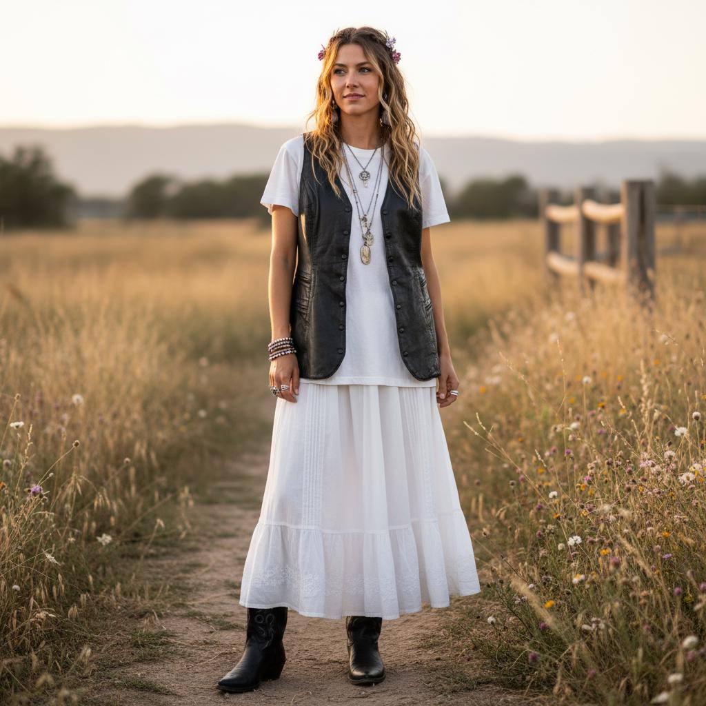 Black Leather Vintage Vest Butter Soft Petite