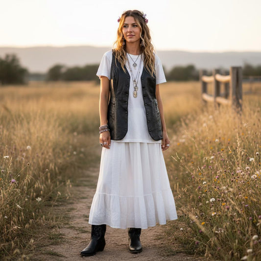 Black Leather Vintage Vest Butter Soft Petite