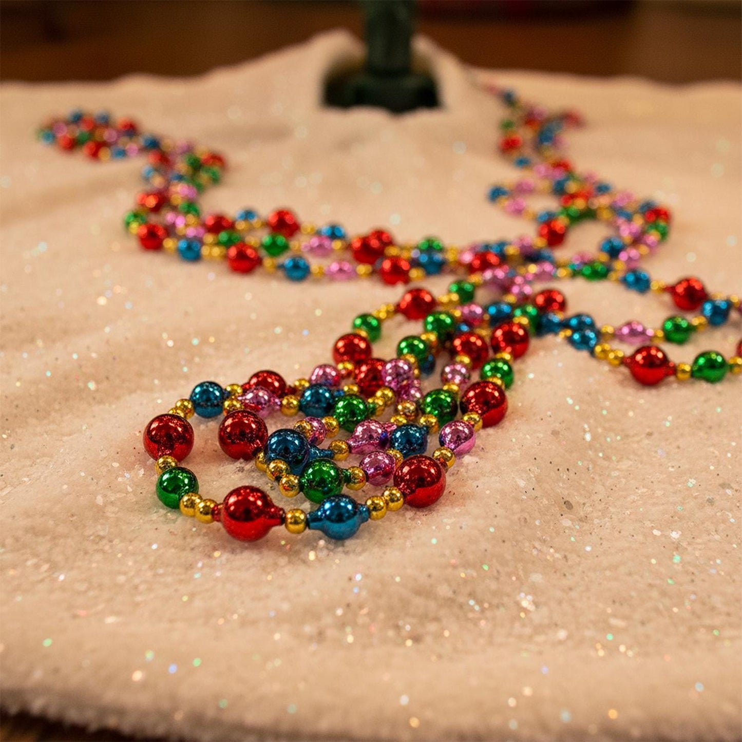 Vintage Christmas Glass Garland by Kurt S. Adler Co 4 boxes of 6’ each. 24 feet in all.