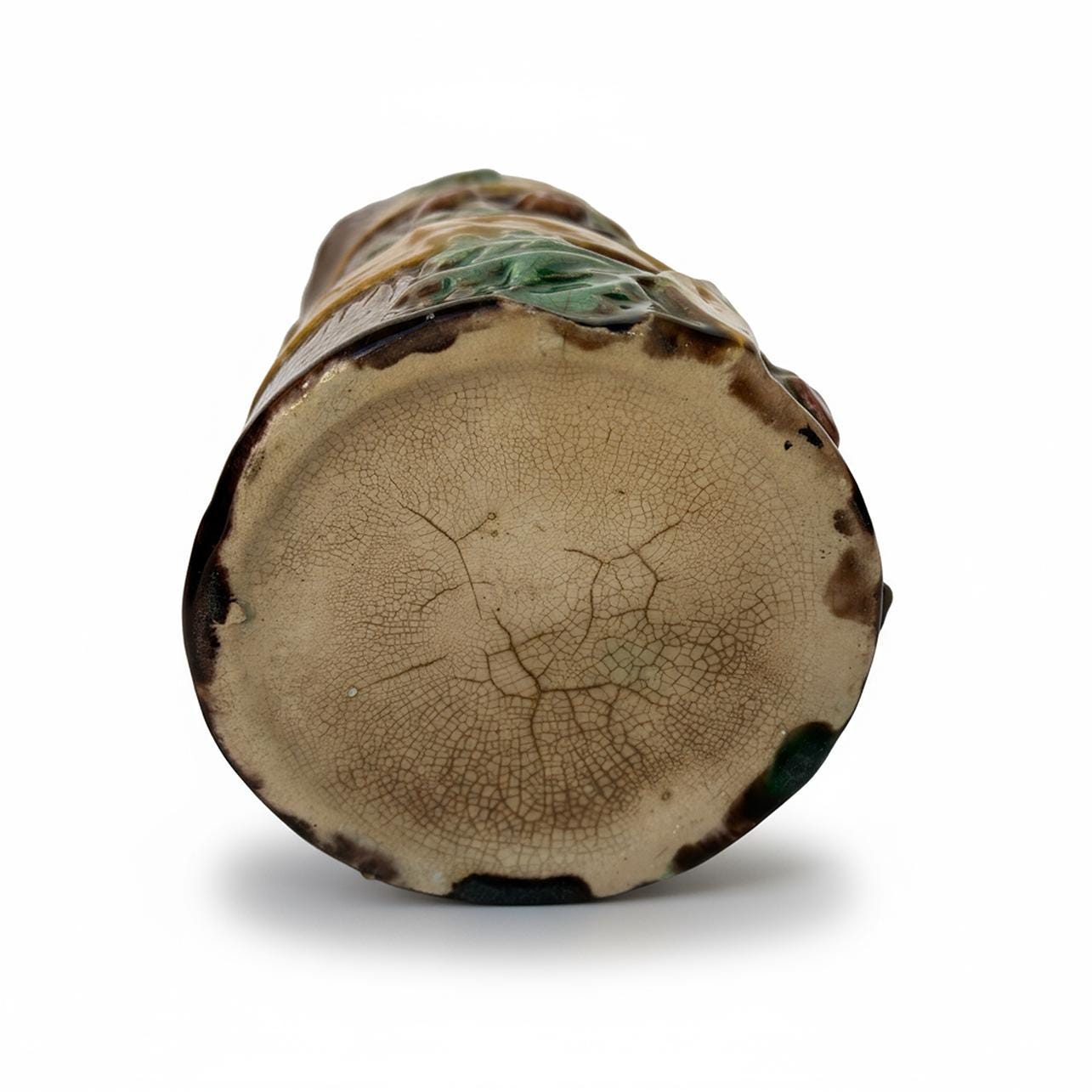 Majolica Faux Bois 1880’s Pitcher Blackberries