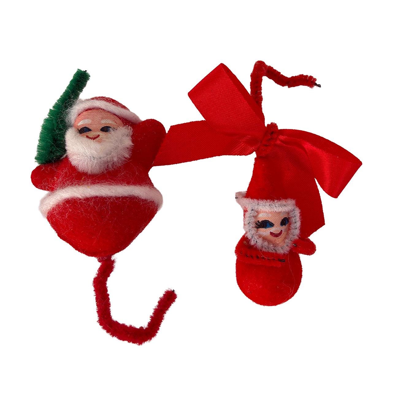 5 Little Vintage Santas